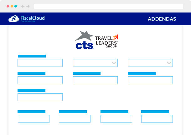 Addenda CORPORATE TRAVEL SERVICES para CFDI 4.0