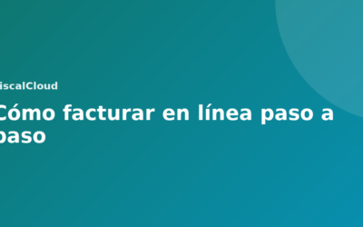 Cómo facturar en línea paso a paso